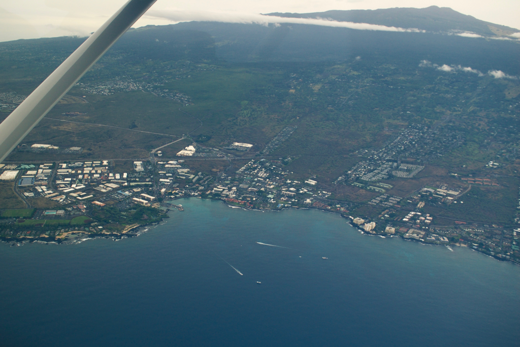 Kona, passing by on approach