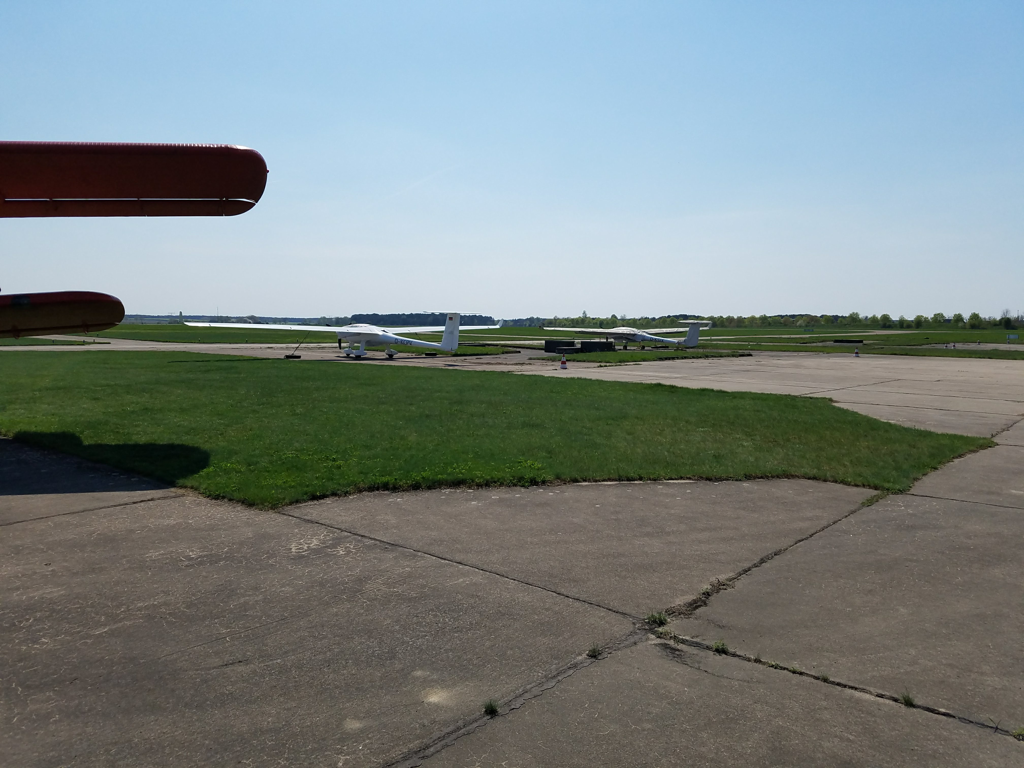 Motorgliders; Stemme has a factory on the field here