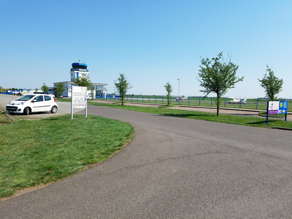 The Strausberg airport, northeast of Berlin