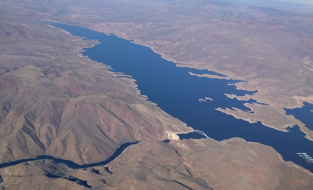 Roosevelt Lake is part of Phoenix's water reserves, and a fun recreation area